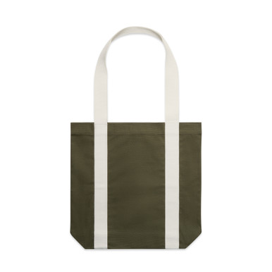 1008 2 TONE CARRIE TOTE ARMY CREAM 89919.1715814144.386.513